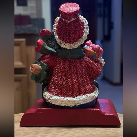 Vintage Heritage Mint Ltd Holiday Collection cast iron stocking holder - Picture 5 of 9